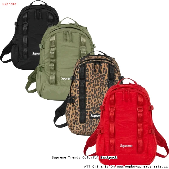 Supreme Trendy Colorful Backpack