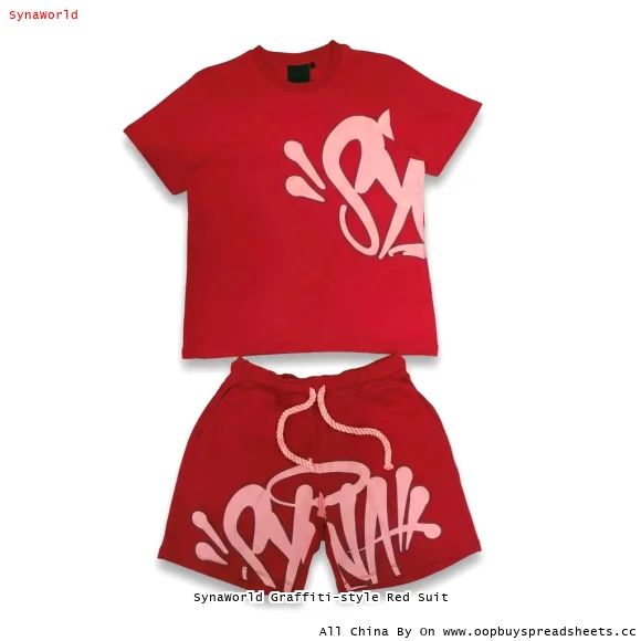 SynaWorld Graffiti-style Red Suit
