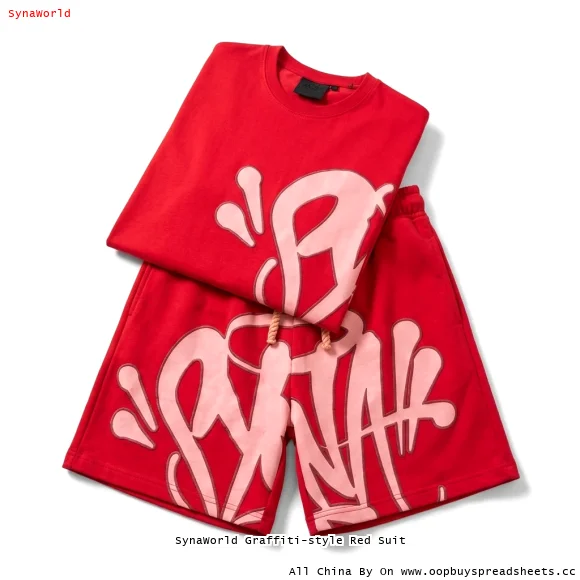 SynaWorld Graffiti-style Red Suit