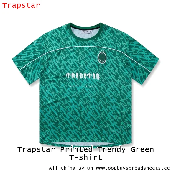 Trapstar Printed Trendy Green T-shirt