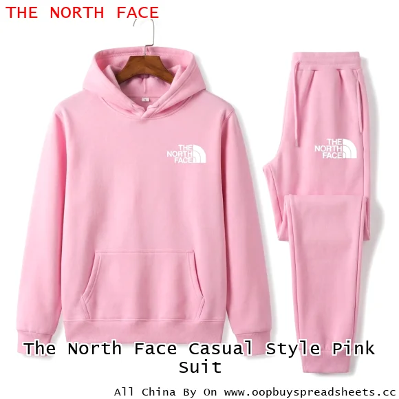 The North Face Casual Style Pink Suit