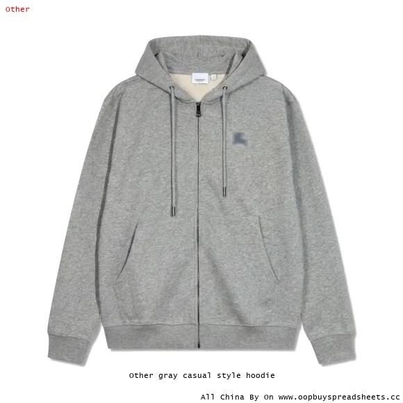 Other gray casual style hoodie