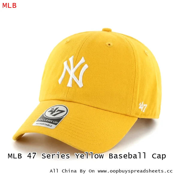 MLB 47 Series Yellow Baseball Cap
