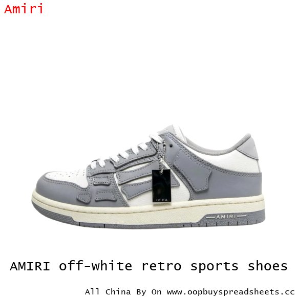 AMIRI off-white retro sports shoes