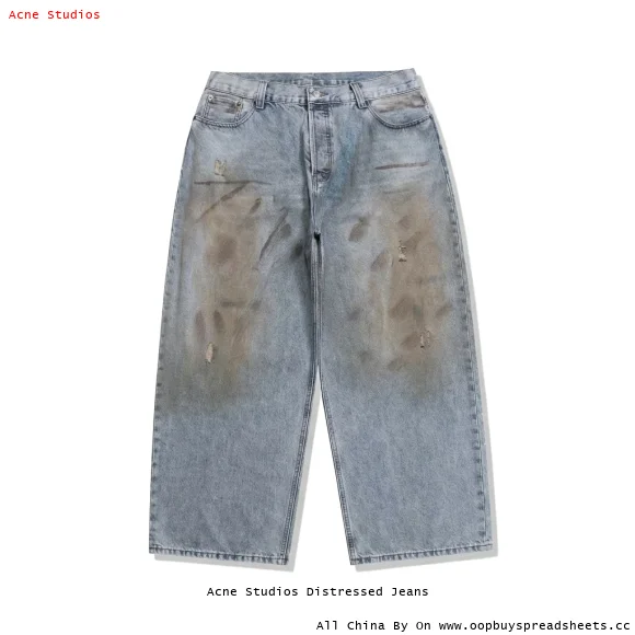 Acne Studios Distressed Jeans