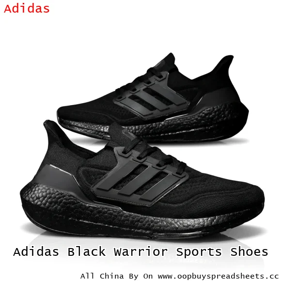 Adidas Black Warrior Sports Shoes