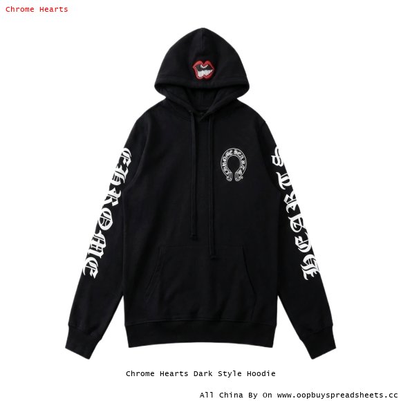 Chrome Hearts Dark Style Hoodie