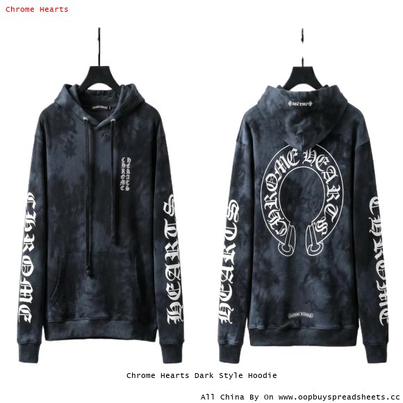 Chrome Hearts Dark Style Hoodie