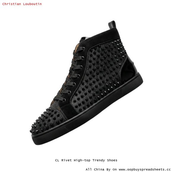 CL Rivet High-top Trendy Shoes