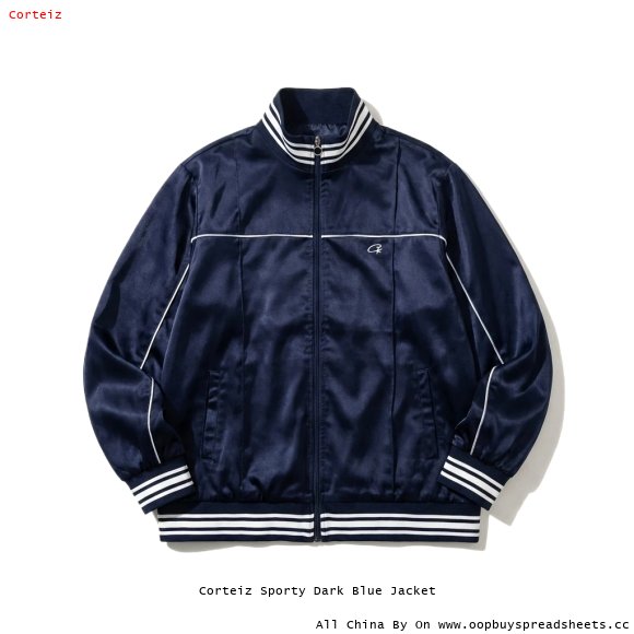 Corteiz Sporty Dark Blue Jacket