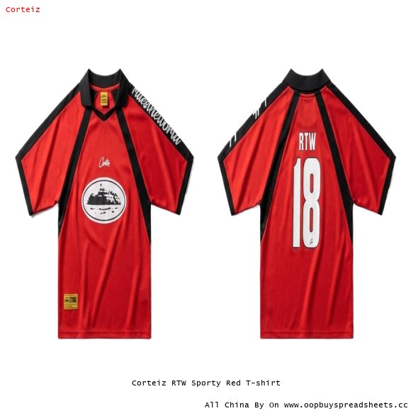 Corteiz RTW Sporty Red T-shirt