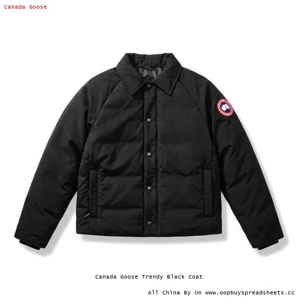 Canada Goose Trendy Black Coat