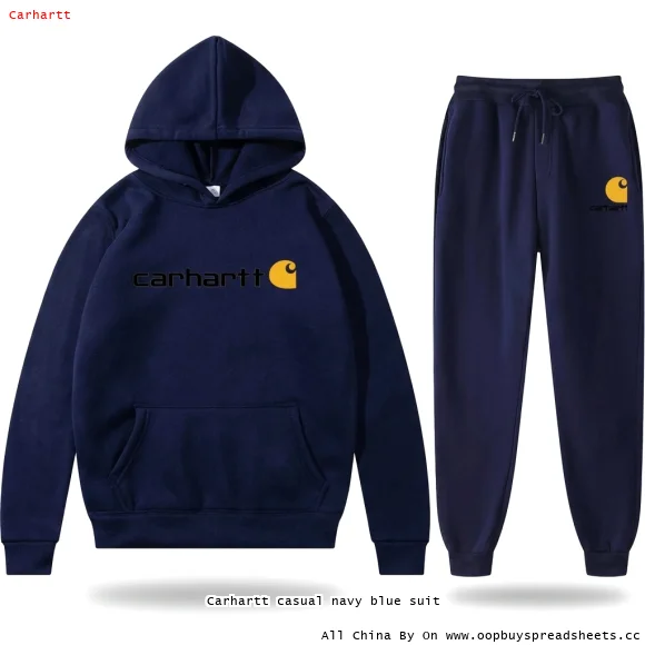 Carhartt casual navy blue suit