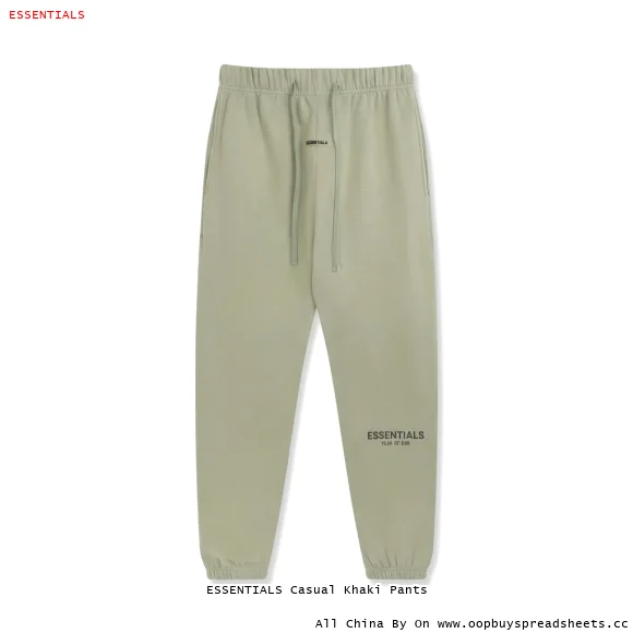 ESSENTIALS Casual Khaki Pants