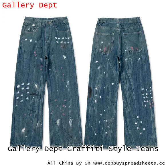 Gallery Dept Graffiti Style Jeans