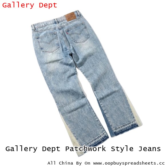 Gallery Dept Patchwork Style Jeans