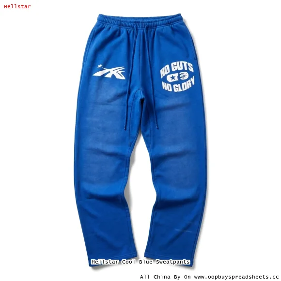 Hellstar Cool Blue Sweatpants