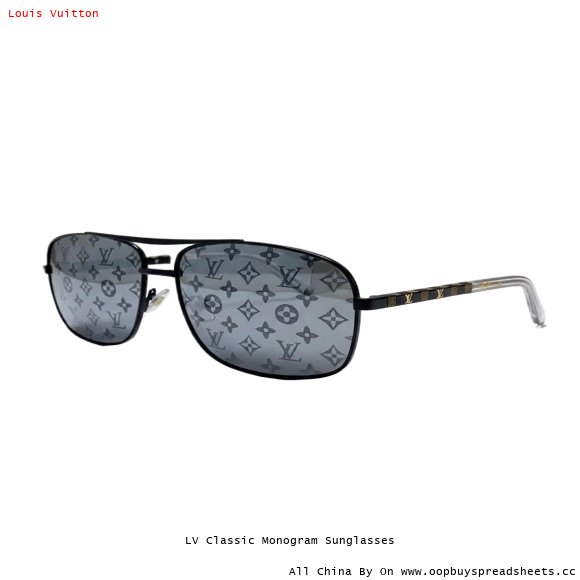 LV Classic Monogram Sunglasses