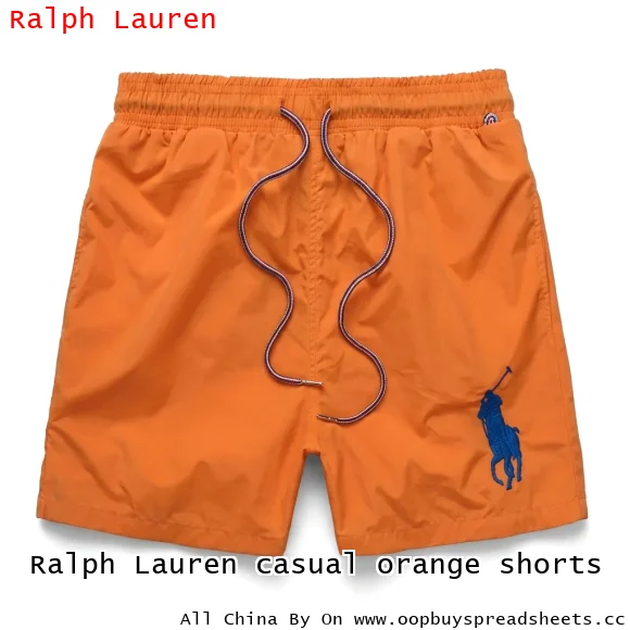 Ralph Lauren casual orange shorts