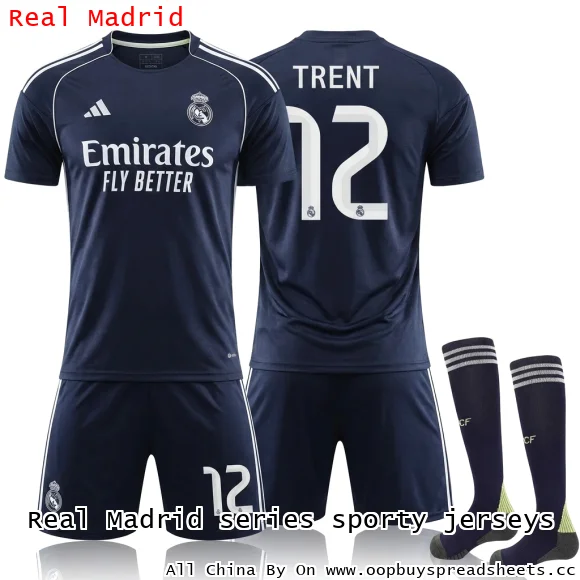 Real Madrid series sporty jerseys