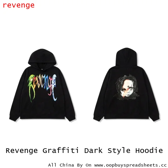 Revenge Graffiti Dark Style Hoodie