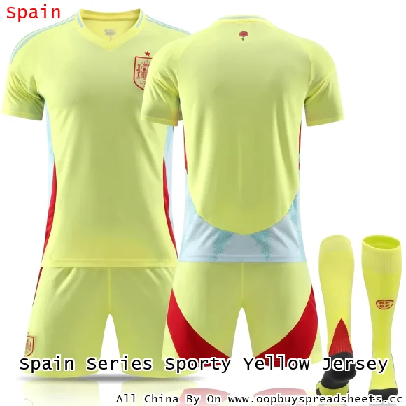 Spain Series Sporty Yellow Jersey