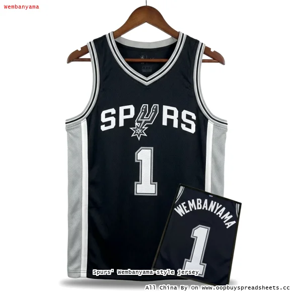 Spurs' Wembanyama-style jersey