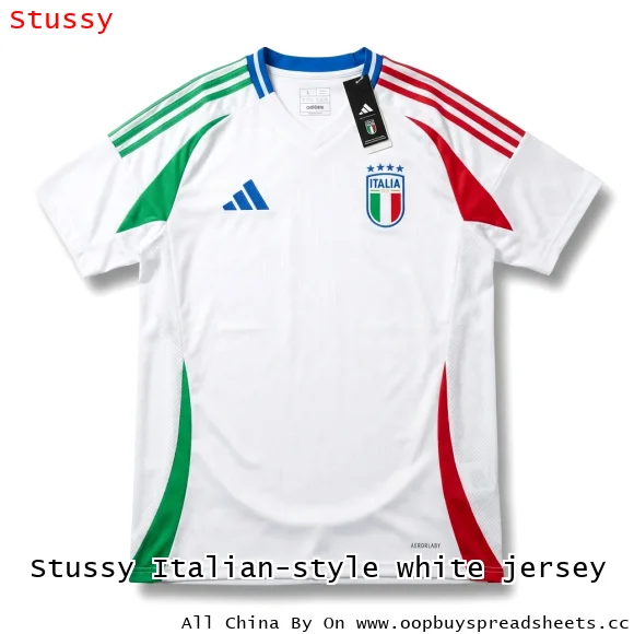 Stussy Italian-style white jersey