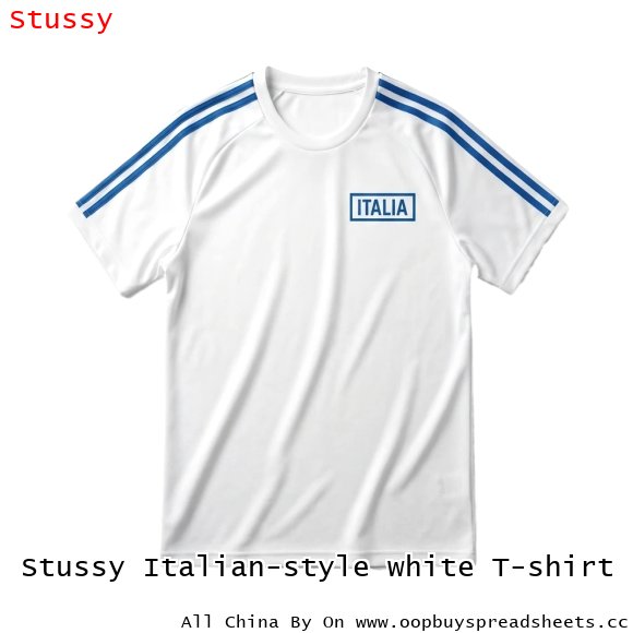 Stussy Italian-style white T-shirt