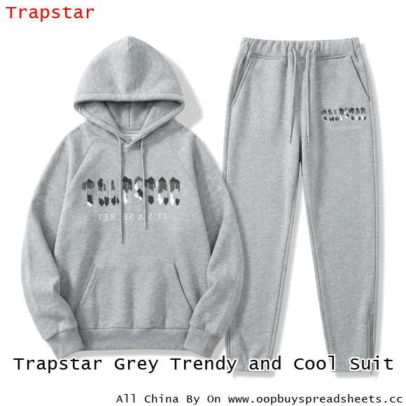 Trapstar Grey Trendy and Cool Suit