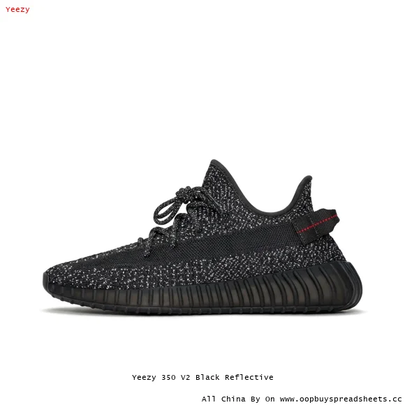Yeezy 350 V2 Black Reflective