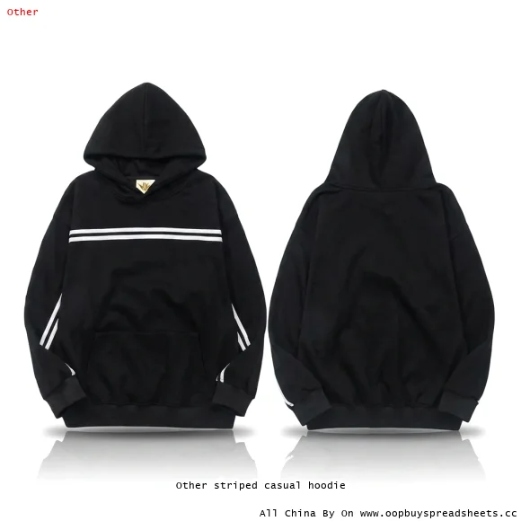 Other striped casual hoodie