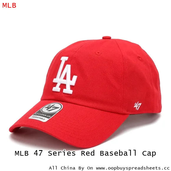 MLB 47 Series Red Baseball Cap