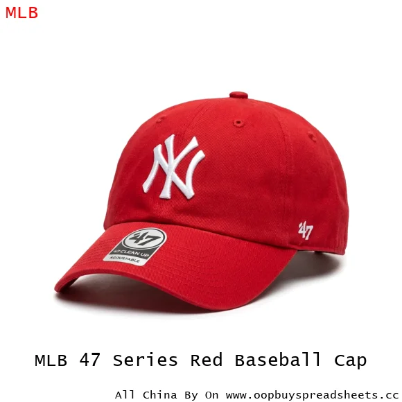 MLB 47 Series Red Baseball Cap