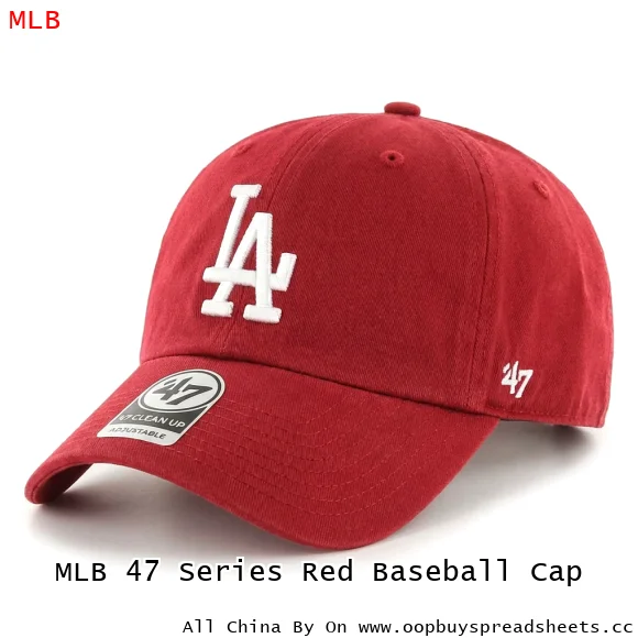 MLB 47 Series Red Baseball Cap