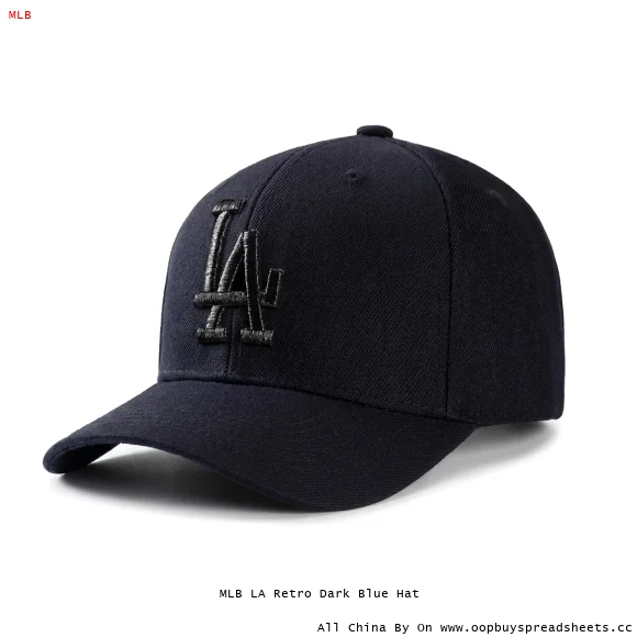 MLB LA Retro Dark Blue Hat