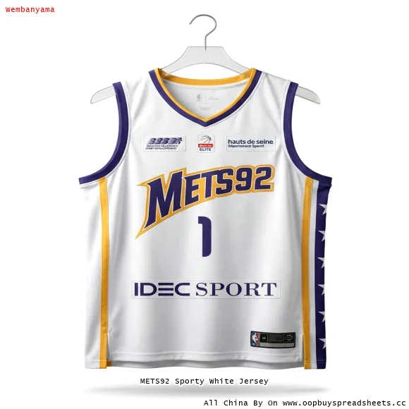 METS92 Sporty White Jersey