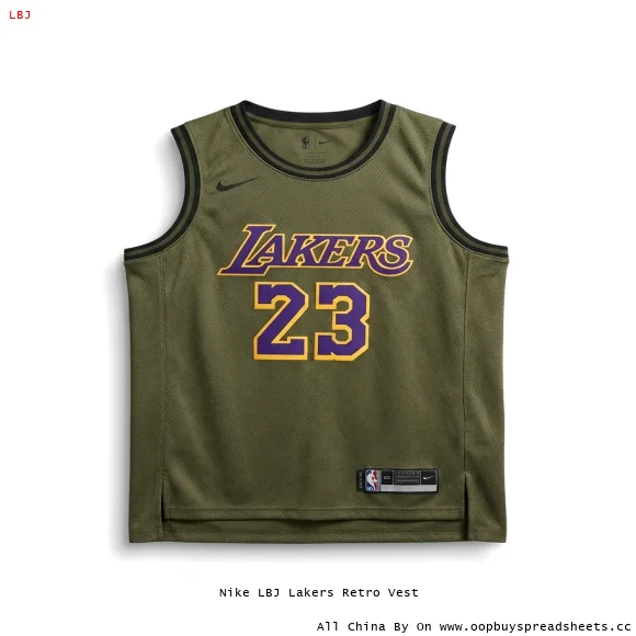 Nike LBJ Lakers Retro Vest