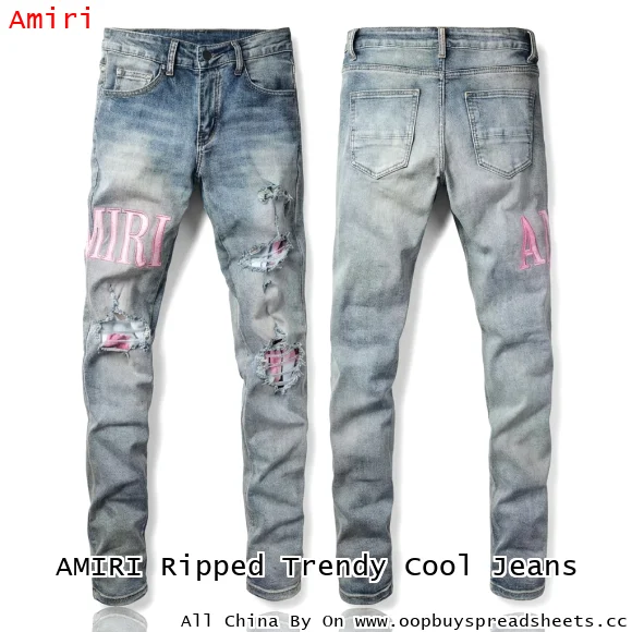 AMIRI Ripped Trendy Cool Jeans