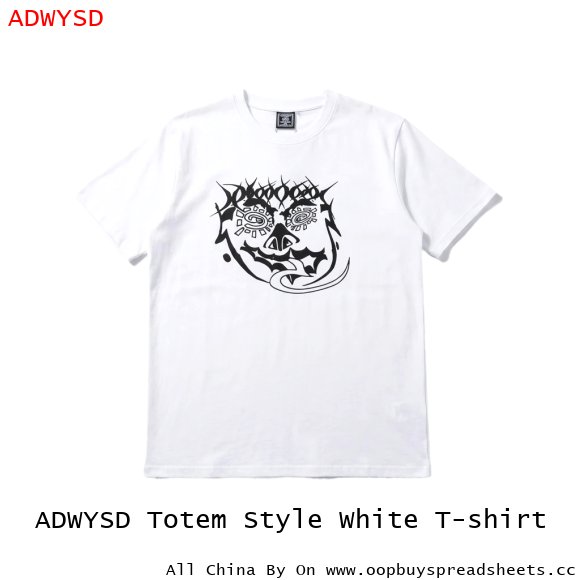 ADWYSD Totem Style White T-shirt