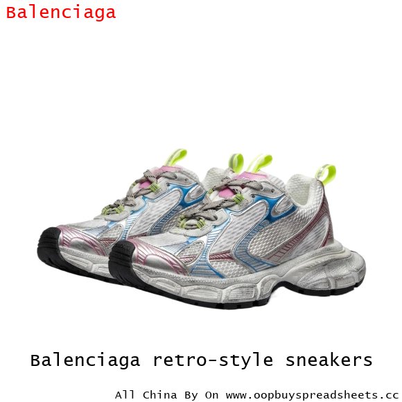 Balenciaga retro-style sneakers
