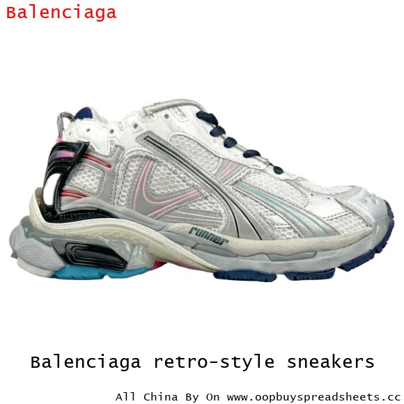 Balenciaga retro-style sneakers