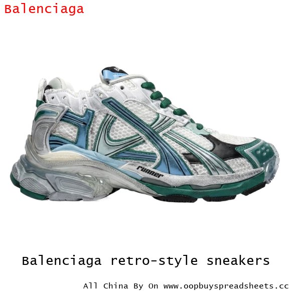 Balenciaga retro-style sneakers