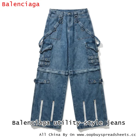 Balenciaga utility-style jeans
