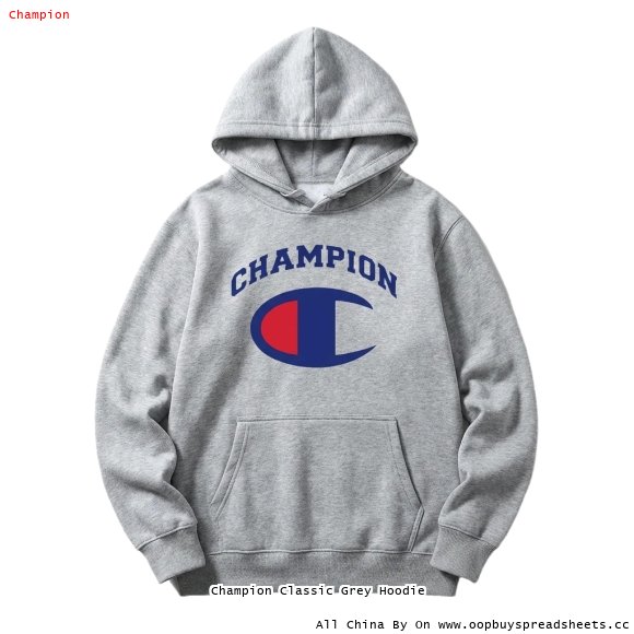 Champion Classic Grey Hoodie