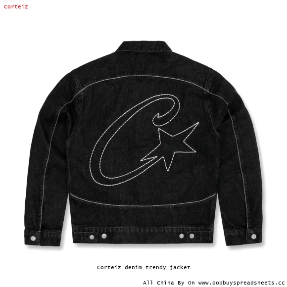 Corteiz denim trendy jacket