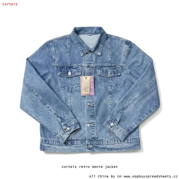Corteiz retro denim jacket