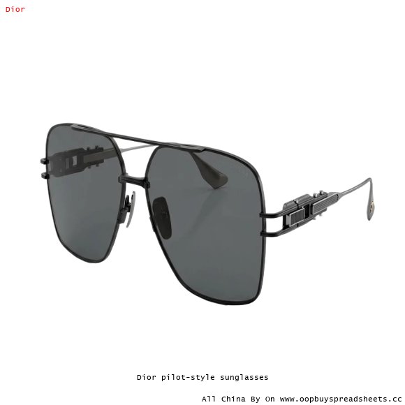 Dior pilot-style sunglasses