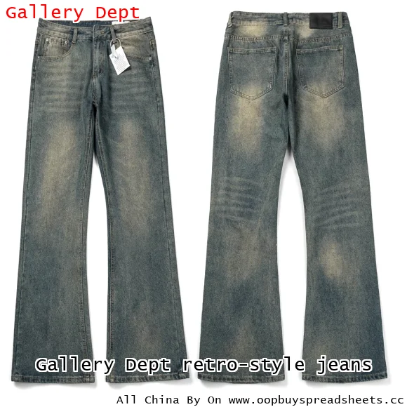 Gallery Dept retro-style jeans