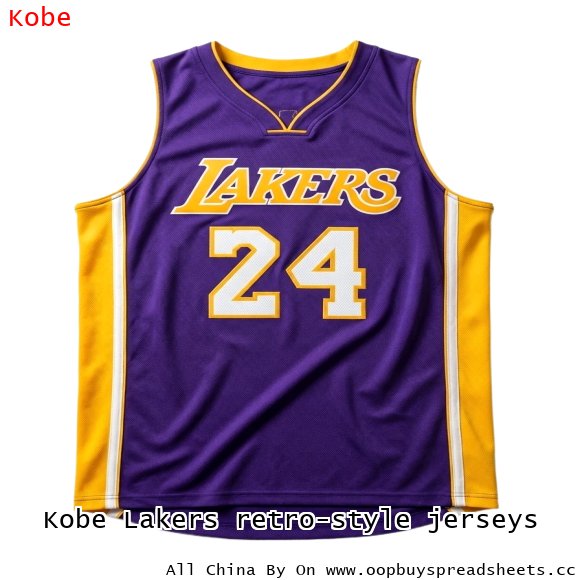 Kobe Lakers retro-style jerseys